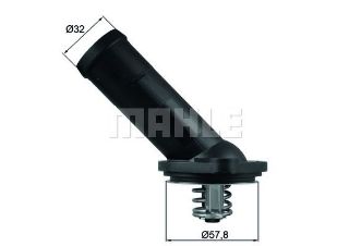 TERMOSTAT FLANSLI CAYC CAYA CAYB FABIA. GOLF VI JETTA OCTAVIA PASSAT POLO resmi