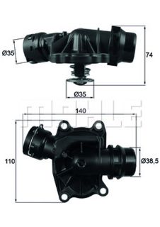 TERMOSTAT M57-3.0 D E38-E39-E46-X5 E53 LAND ROVER RANGE ROVER III 99-12 resmi