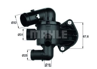 TERMOSTAT KOMPLE PASSAT-SCIROCCO 09 2.0 TDI 87C resmi