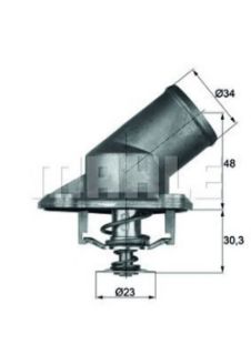 TERMOSTAT 119392356 ( OPEL : CORSA C / D  1.0 / 1.2 / 1.4  -  ASTRA G 1.2 / H  -  COMBO 1.4  92C ) resmi