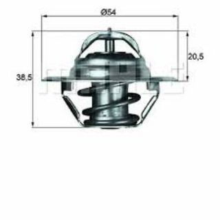 TERMOSTAT SAAB 9000 HATCHBACK 66C resmi