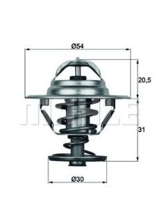 TERMOSTAT 81C MİTSUBİSHİ L300 83-86 resmi