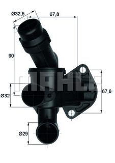 TERMOSTAT KOMPLE A4 AVANT 05>08 A6 AVANT 05>11 EXEO 09>14  87° BWE BUL BGB BWT resmi