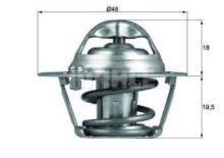 TERMOSTAT 174C FORD FOCUS II SALOON DB resmi