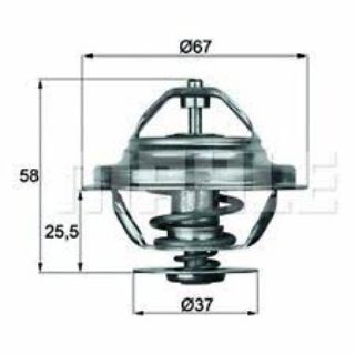TERMOSTAT MERCEDES-BENZ SALOON W123 71C resmi