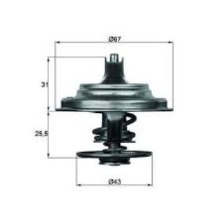 TERMOSTAT NİSSAN MİCRA IV K13 71C resmi