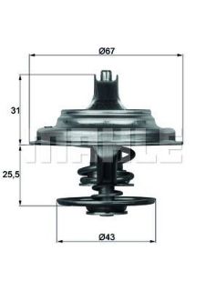 TERMOSTAT THERMOSTAT İNSERT resmi