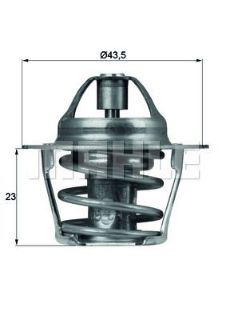 TERMOSTAT PEUGEOT J5 BUS 290P 83C resmi