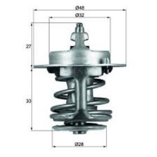 TERMOSTAT TOYOTA COROLLA E11 88C resmi