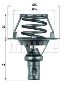TERMOSTAT R19-CLİO-EXP 1.4 E6J-E7J 86C resmi