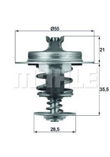 TERMOSTAT LGN 2.2 DZL 96-01 -PARTNER-P406-P307 2.0 HDI resmi