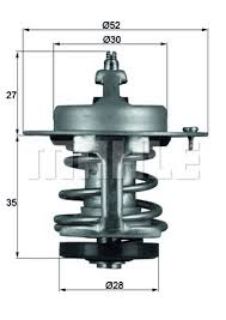 TERMOSTAT HONDA CİVİC VI FASTBACK MA. MB 79C resmi