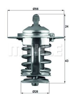 TERMOSTAT 82C AURIS-AVENSİS 1.6 VVT-I AVENSİS SALOON 2.0 CAMRY 3.0-3.0 V6 COROLLA 1.6 16V resmi