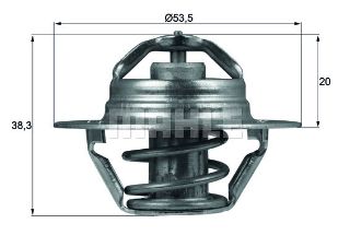 TERMOSTAT 82C R11-FLASH DZL-P106-P306-P405-P406-BERLİNGO 1.8 97 resmi