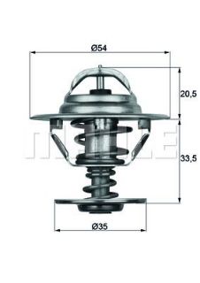 TERMOSTAT 88C 323 86-94 SAAB 900 I 85-90 resmi