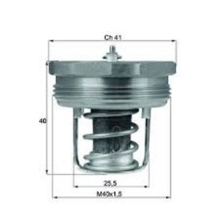 TERMOSTAT LANCİA FULVIA COUPE 818 83C resmi