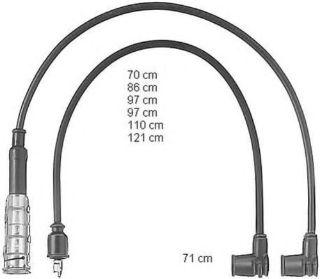 ATEŞLEME KABLOSU W116 W126 resmi