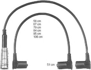 BUJİ KABLOSU SET R107 C123 W460 W126 M110994 resmi