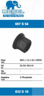 BİJON SOMUNU PULLU OTOKAR MAN RENAULT M18X1.5X25XSW27 resmi