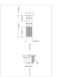 BİJON VE SOMUNU PULLU ÖN MERSEDES 2517.2521 resmi