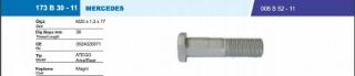 BİJON VE SOMUNU ARKA MERCEDES TRUCK ATEGO (MAGNI KAPLAMA) M20X1.5X27XSW30 resmi