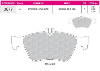 FREN BALATASI ÖN W202 95>00 S202 97>01 C208 97>00 W210 95>00 S210 99>03 C140 92>99 R170 00>04 resmi