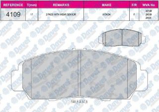 FREN BALATASI ÖN HONDA CİVİC 2006-2012 HB SEDAN resmi
