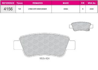 FREN BALATASI ARKA WVA 24635 HONDA CR-V III 2.0 I-VTEC 2.2I CTDI  01/2007-> resmi