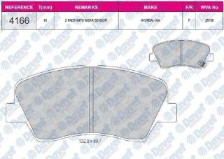 ÖN  FREN BALATASI HYUNDAİ I30 2012> KİA CEED 2012> resmi