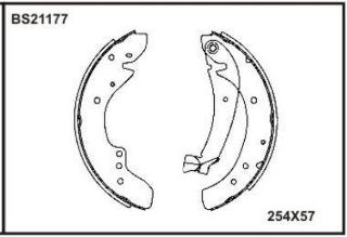 PABUÇLU BALATA BS21177 DUCATO BOXER 1.4Q JUMPER (94-) resmi