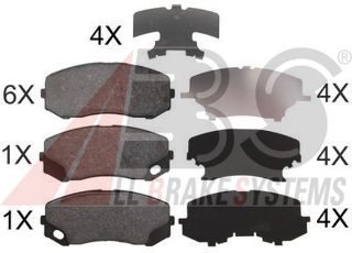 ÖN  FREN BALATASI CANTER 3,0DT FUSO 3,9DT FUSO 4,9DT FUSO CANTER FE511 FE711 06>10 resmi