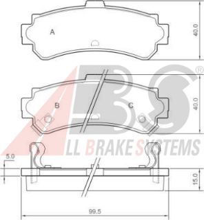 FREN BALATASI TAKIMI ALMERA N15 95-00 resmi