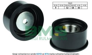 EKSANTRİK GERGİ RULMANI ASTRA F 93-01 - VECTRA A 89-00 1.8İ 16V-2.0İ 16V- OMEGA B 2.0 16V 94-03 resmi