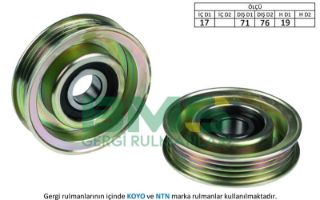 ALTERNATÖR GERGİ RULMANI HONDA CİVİC V 1.6İ 94-95 CİVİC VI 1.4İ 95-01 resmi