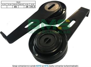 ALTERNATÖR GERGİ RULMANI BOXER-DUCATO-PARTNER-P306-405-406-EXPERT-BERLİNGO-JUMPER-JUMPY 1.9D-1.9TD resmi