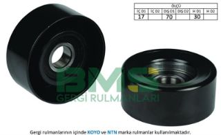 ALTERNATÖR GERGİ RULMANI KOLSUZ HONDA CİVİC 06-12 1.6 / 1.8İ 70X30.5 resmi