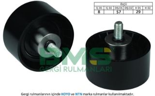 EKSANTRİK GERGİ RULMANI BRAVA-BRAVO-MAREA-PUNTO-STILO 1.4 12V-1.8 16V-1.9TDS 92 resmi