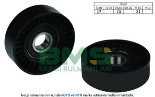 ALTERNATÖR GERGİ RULMANI ASTRA-CORSA 1.0 1.2 resmi