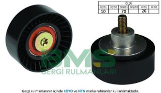 AVARA GERGİ RULMANI BMW E46 E36 M43 resmi