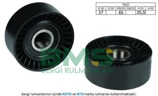 ALTERNATÖR GERGİ RULMANI DOBLO-FİORİNO-LİNEA-NEMO-BİPPER-COMBO 1.3 DMULTİJET 10 resmi