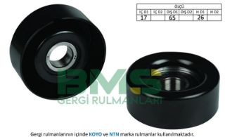 ALTERNATÖR GERGİ RULMANI ACCENT GETZ I10 I20 IX20 I30 IX35 I40 MATRİX CARENS III CEED CERATO 1.5 / 1.6CRDI resmi
