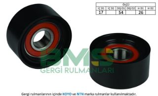 KAYIŞ GERGİ RULMANI VIANO W639 10> VİTO W639 10> SPRINTER 906 06> resmi