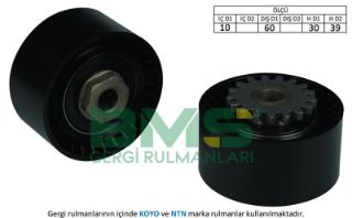 ALTERNATÖR GERGİ RULMANI CLİO III-TWNG II 1.2 16V 4DF BENZİNLİ 06 resmi