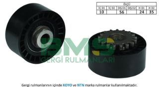 ALTERNATÖR GERGİ RULMANI CLİO I-II 96- -KANGOO 01- -TWNG 96- -SANDERO 08- 1.2-1.2 16V resmi