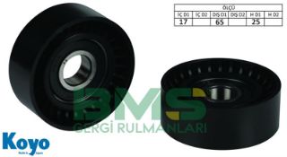 ALTERNATÖR GERGİ RULMANI 17X65X25 PLASTIK (PLASTIC) VOLSWAGEN; AUDI; SEAT; SKODA resmi