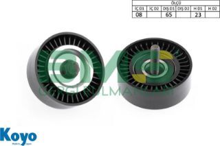 ALTERNATOR GERGI RULMANI 17x65x23 PLASTIK (PLASTIC) 6203 / 14 ALFA ROMEO MITO DACIA LOGAN SANDERO DUS resmi