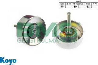 ALTERNATOR GERGI RULMANI AUDI A4 A5 A6 A7 3.0TFSI 08 TOUAREG 3.0 V6 10> resmi