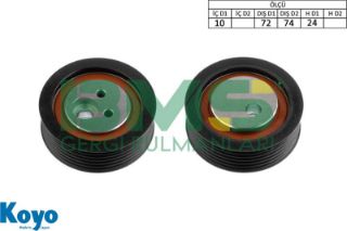 ALTERNATOR GERGI RULMANI ESPACE III LAGUNA I SAFRANE II 2.2 2.2DT 12V 93 01 resmi