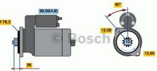 MARŞ MOTORU RF74-E25 12V L resmi