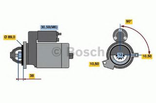 MARŞ MOTORU START STOP 12V 12 DIS 2.5 KW TRANSİT V347 2.2TDCI 155PS 11>14 V362 V363 14 > CUSTOM 12 > 2.2TDCI ÖNDEN CEKER resmi